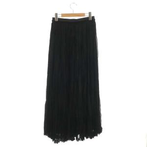 L'Appartement アパルトモン ドゥーズィエムクラス col pierrot プリーツスカート ブラック