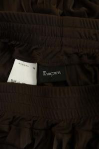 Diagram GRACE CONTINENTAL 20SS スムースプリーツパンツ 36 ブラウン