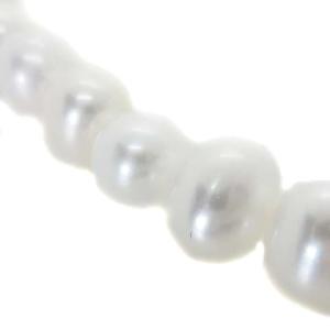 ANAYI パールラリエット ネックレス ホワイト