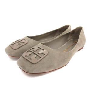 GEOGIA BALLET C- WIDTH KID SUEDE バレエシューズ 6.5 グレージュ