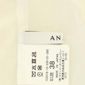 ANAYI 20SS プリーツノースリーブブラウス ホワイト