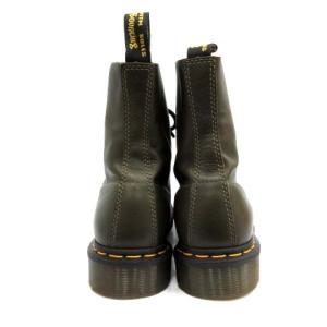 Dr.Martens PASCAL 8ホールブーツ レースアップ 8 カーキ