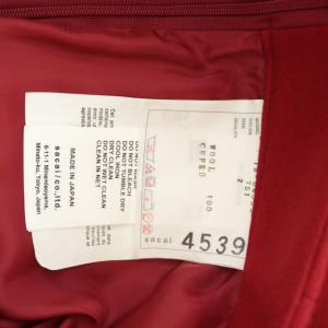 sacai 19AW アシンメトリー ウール メルトン スカート レッド