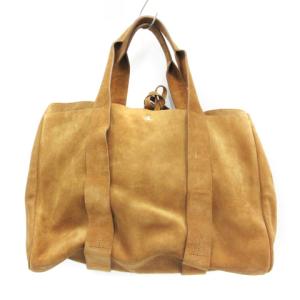 Theory トートバッグ ハンドバッグ スウェード 茶 ブラウン