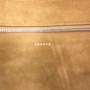 Theory トートバッグ ハンドバッグ スウェード 茶 ブラウン