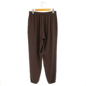 Theory 21SS POWDER CREPE EASY JOGGER PANT ジョガーパンツ テーパード イージー S 茶 ブラウン