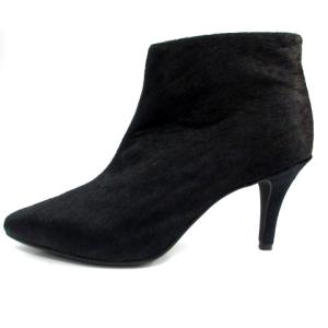 STUNNING LURE ブーティ シューズ ハラコ ハイヒール 38 ブラック