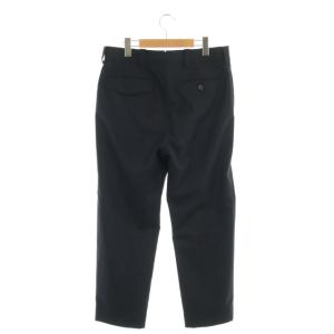 MARGARET HOWELL FOX BROTHERS ストライプテーパードパンツ L ネイビー