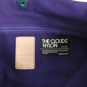 russet THE CLOUDS NYLON トートバッグ ナイロン ロゴ柄 黒 ブラック