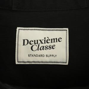 Deuxieme Classe C/N フードブルゾン ジャケット ジップアップ 金ボタン ブラック