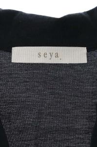 SEYA. POLO JERSEY DRESS ワンピース XS ブラック