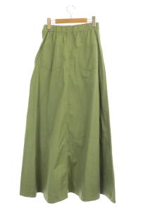 Grace Class マリンボタンマキシスカート 36 カーキ