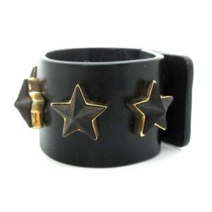 スタースタッズブレスレット ブラック