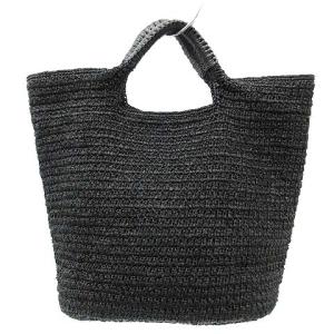 HELEN KAMINSKI トートバッグ ハンドバッグ ラフィア ブラック