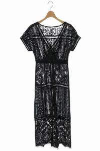 19SS レースワンピース 36 ブラック