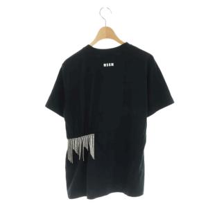 MSGM クルーネックビジュー装飾Tシャツ XS ブラック