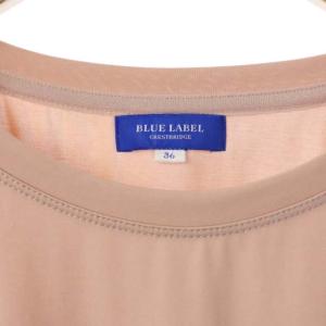 BLUE LABEL CRESTBRIDGE ユーティリティージャージ ドッキングワンピース 36 ピンク