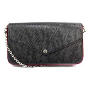 チェーンウォレット エピ ポシェット フェリシー ホットピンク ブラック M64579