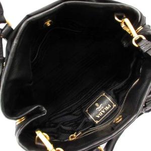 PRADA TESSUTO+VIT.DAI 2WAYバッグ ポコノ ネロ ブラック BN1841