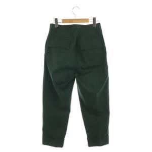 Drawer LOWCROTCH パンツ ボタンフライ ストレート 34 グリーン