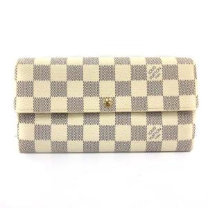 LOUIS VUITTON ポルトフォイユ サラ ダミエアズール ホワイト N61735