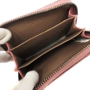 BOTTEGA VENETA イントレチャート レザーコインケース ピンク