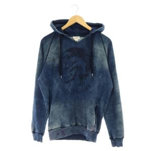 ロゴプルオーバーパーカー S ネイビー