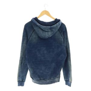 DIESEL ロゴプルオーバーパーカー S ネイビー