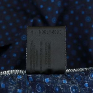 N.HOOLYWOOD エヌハリウッド コンパイルライン総柄コットンショーツ ハーフ イージー 36 ネイビー ブルー