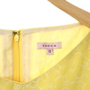 TOCCA PRIMROSE 花柄ドレスワンピース 0 イエロー