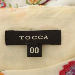 TOCCA MADININA 花柄刺繍フレアワンピース 00 マルチカラー