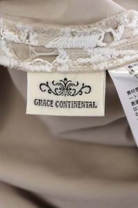 GRACE CONTINENTAL 19SS ノースリーブドレスワンピース ベージュ