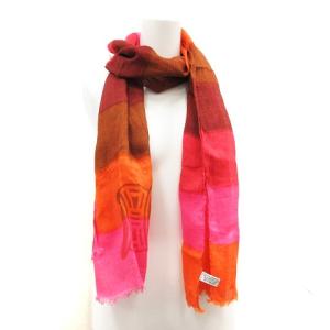 CELINE リネンストール ピンク