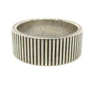 TIFFANY&Co. コインエッジリング 925 18号 シルバー
