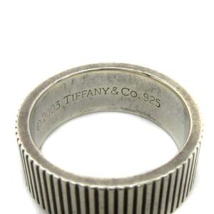 TIFFANY&Co. コインエッジリング 925 18号 シルバー