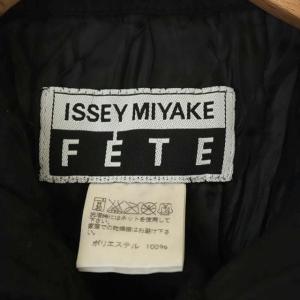 ISSEY MIYAKE FETE 18AW プリーツ加工シャツ 長袖 前開き 2 ブラック