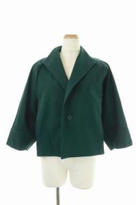 ISSEY MIYAKE 19SS ストレッチコットン セットアップ ジャケット テーパードパンツ 2 緑 