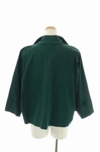 ISSEY MIYAKE 19SS ストレッチコットン セットアップ ジャケット テーパードパンツ 2 緑 