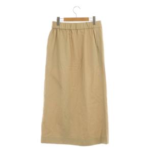 ebure コットン混ロングスカート 40 ベージュ