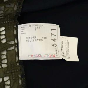 sacai カットソー バックレース 切替 イレギュラーヘム 1 ネイビー