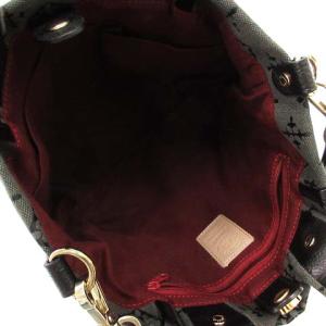 russet トートバッグ ショルダーバッグ 2way キャンバス モノグラム グレー