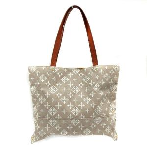 russet トートバッグ モノグラム ベージュ