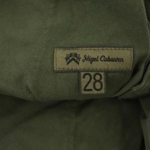 Nigel Cabourn 退色加工ミリタリーパンツ 28 カーキ
