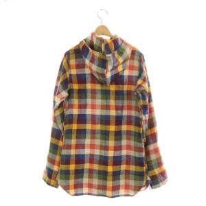 Nigel Cabourn LYBRO マルチポケットフード付きチェックシャツ マルチカラー