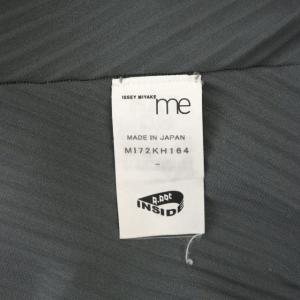me ISSEY MIYAKE ワンピース プリーツ ノースリーブ ロング グレー