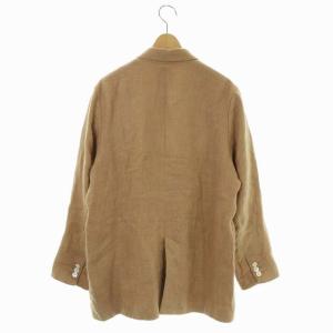 Spick&Span 21SS リネンダブルブレストジャケット キャメル