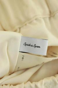 Spick&Span 21SS フィブリルギャザーフレアスカート 38 アイボリー