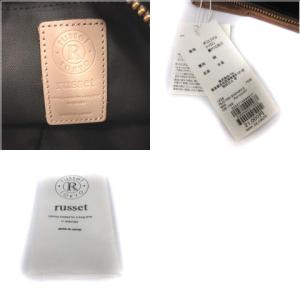 russet 名品 ハンドバッグ ワンハンドル ショルダーバッグ 2way モノグラム 総柄 ナイロン 茶色 ブラウン CE-723