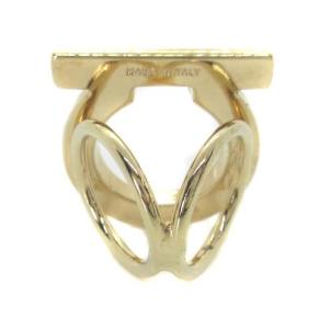 Salvatore Ferragamo スカーフリング スカーフ留め ガンチーニ ゴールド色