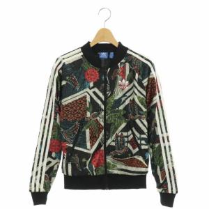 XILOFLORSTA ファームコラボ スーパースター ジャージ ジャケット ブルゾン 総柄 M 黒 ブラック マルチカラー